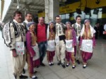 Bodrum'a Gelen İlk Turist Kafilesine Davullu Zurnalı Karşılama