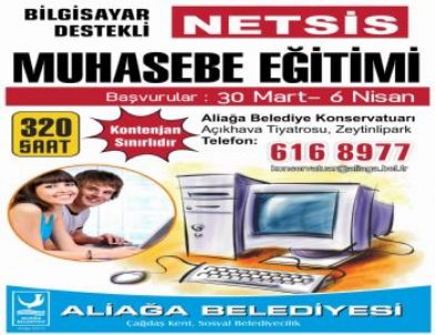 Aliağa Belediyesi, Bilgisayar Destekli Muhasebe Eğitimi Başlatıyor