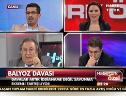 Balyoz belgeleri yüzünden canlı yayında gerilim tavan yaptı