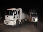 GAZI BULVARı - Kaçak Kum Kamyonu Operasyonu