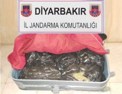 Diyarbakır'da 13 Kilo Esrar Ele Geçirildi