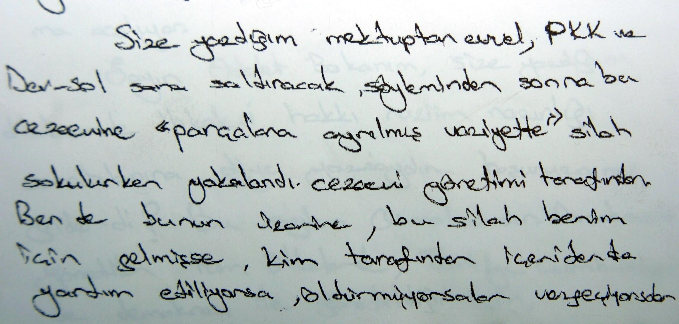 Mektuplu Silah İhbarı Doğru Çıktı