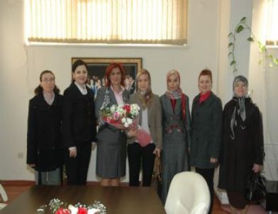 Memur-sen Kadınları Başkan Çerçioğlu’nu Ziyaret Etti