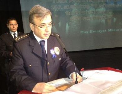 Muş'ta Emniyet Teşkilatı'nın 167. Kuruluş Yıldönümü Kutlandı