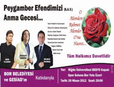 Niğde’de Kutlu Doğum Haftası Etkinlikleri