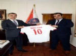 OSMAN DEMIR - Balıkesirspor Kulüp Başkanı Emniyet Müdürünü Ziyaret Etti