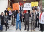 MUSTAFA UYANıK - Dr. Arslan’ın Ölümü Yozgat’ta Protesto Edildi