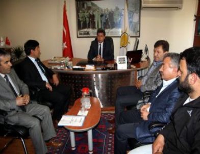 Sendika Başkanları AK Parti'yi Ziyaret Etti
