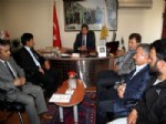 AHMET DEMIRER - Sendika Başkanları AK Parti'yi Ziyaret Etti
