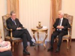 DERVİŞ EROĞLU - KKTC Cumhurbaşkanı Eroğlu, BM Özel Danışmanı Downer İle Görüştü