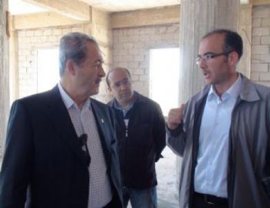 Ak Partili Soner Aksoy Devlet Hastanesi, Yurt ve Cami İnşaatlarını İnceledi