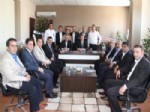 DEMIRŞEYH - Ak Parti Çorum İl Başkanı Ceylan'a Sungurlu Teşkilatı'ndan Kutlama Ziyareti