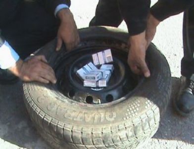 Torul’da Bin 14 Paket Kaçak Sigara Ele Geçirildi