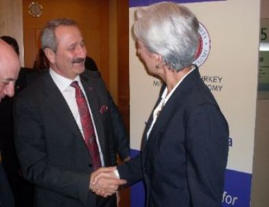 Ekonomi Bakanı Çağlayan, İmf Başkanı Lagarde İle Görüştü