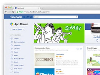 Facebook App Center'ı Kullanıcılarına Duyurdu