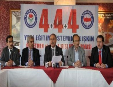 Öğretmen ve Velilerden 4+4+4 Sistemine Destek