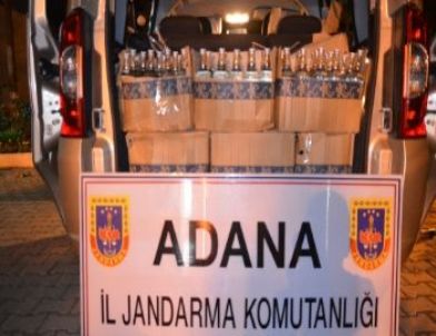 Adana'da 825 Şişe Kaçak İçki Ele Geçirildi