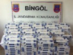 Bingöl'de 3 Bin Paket Kaçak Sigara Ele Geçirildi