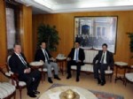 MAGOSA - KKTC Ulaştırma Bakanı Vali Aksoy’u Ziyaret Etti