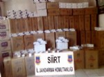 Siirt’te 52 Bin 250 Paket Kaçak Sigara Ele Geçirildi