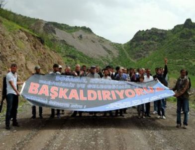 Köylülerden 'baraj İstemiyoruz' Eylemi