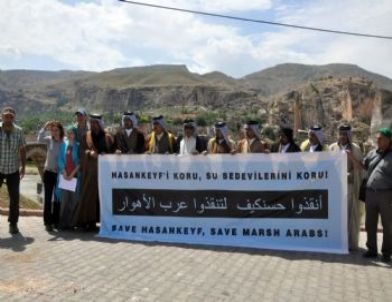İraklı Su Bedevileri Hasankeyf’te İlısu Barajını Protesto Etti