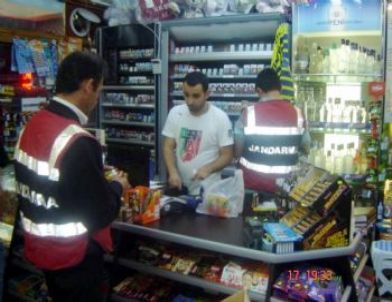 Jandarmadan Kaçak İçki Denetimi