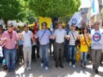 KAMU İŞ - Midyat’ta KESK ve Kamu Sen'e Bağlı Sendikalar Grevde