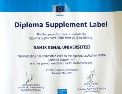 NKÜ’ye Danimarka’dan Diploma Eki Etiketi Ödülü