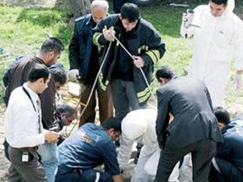 TEM'de domuz bağı ile bağlanmış ceset bulundu!