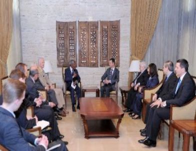 Esed: Annan Planı'nın Başarısı Terör Eylemlerinin Bitmesine Bağlı