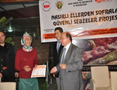 İğdır’da “Nasırlı Ellerden Sofralara Güvenli Sebzeler” Projesi
