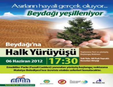 Malatya'da Beydağı Ağaçlandırılması İçin Yürüyüş Yapılacak