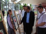 YAŞAR YAZıCı - Akyazı’da Resim Sergisi