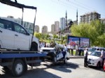 YENİMAHALLE DEVLET HASTANESİ - Başkent’te Trafik Kazası: 1’i Ağır 4 Yaralı