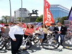 BIANCHI BISIKLET - Gençler Bisikletlerini Törenle Aldı