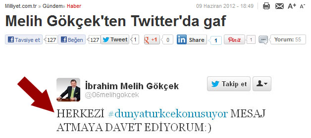 Milliyet İnternet Portalı Kendi Kazdığı Kuyuya Kendi Düştü