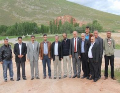 Demirözü Barajı Çalışmalarını Yerinde İncelediler