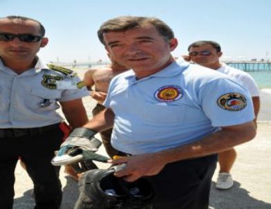 Sahilde ‘Yılan’ Paniği