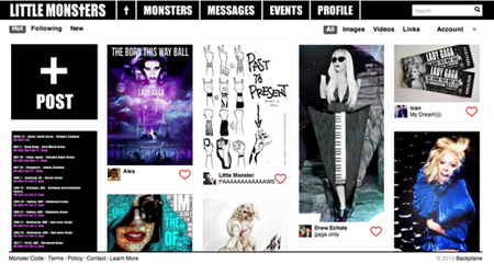 Lady Gaga Kendi Sosyal Ağını Açtı