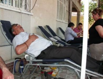 Kızılay Tarafından Orduzu Beldesinde Kan Bağışı Toplandı