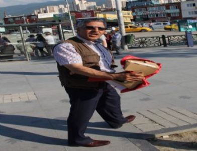 Polis Noktası Önüne Bırakılan Şüpheli Paket Korkuttu
