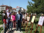Beyşehir'de Öğrencilerden Ebru Sergisi
