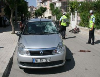 Karaman’da Motosiklet Otomobille Çarpıştı: 1 Yaralı