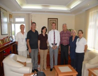 Tema ve Akçed Yetkililerinden Kaymakam Emiroğlu'na Ziyaret