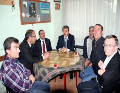Bbp Genel Başkanı Mustafa Destici Dümrekliler Derneğini Ziyaret Etti
