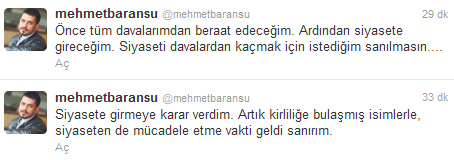 Mehmet Baransu Siyasete Atılıyor