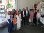 SERGİ AÇILIŞI - Akhisar Belediyesi Sanat Atölyesi Nakış Sergisi Açıldı