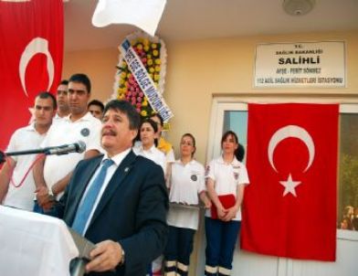 Tanrıverdi, Salihli’de Açılış ve Temel Atma Törenlerine Katıldı