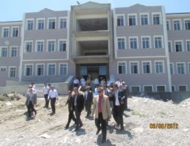 Protokolden Anadolu Öğretmen Lisesi İnşaatına Ziyaret